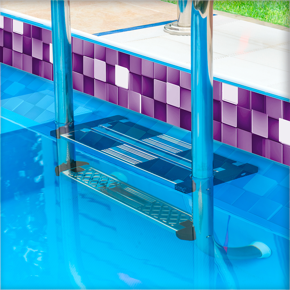 A Faixa de Piscina Púrpura dá um toque único e cheio de estilo a borda da sua piscina.